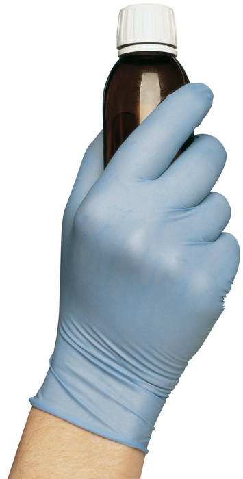NOBAGLOVE NITRIL, nitrilové nepudrované vyšetřovací rukavice, modré, LARGE, 100 ks