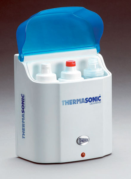 THERMASONIC TRIO, ohřívač nádobek s ultrazvukovým gelem, pro 3 nádobky