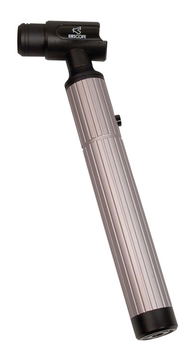 EXAMINUS, hrdloskop s nejmodernějším osvětlením, nabíjecí držák, síťový adaptér