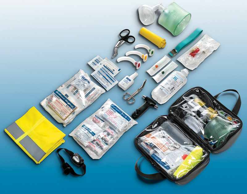 EMERGENCY, lékařská taška první pomoci s kompletním vybavením