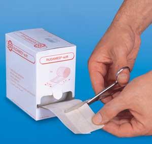 Rychloobvaz Rudamed SOFT, vlísová náplast, 4 cm x 5 m