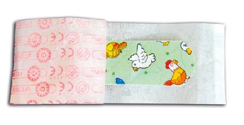 RUDADERM JUNIOR, dětská náplast, 1,6 x 5,7 cm, 500 ks