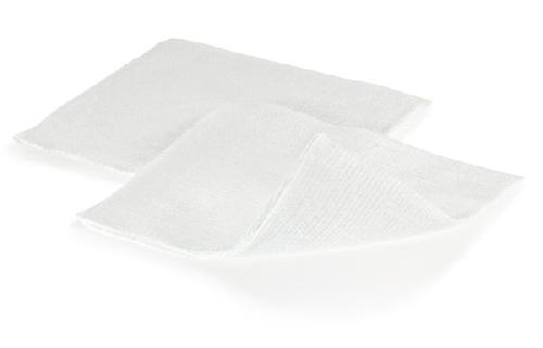 STERILUX, nesterilní gázové kompresy, 100 % bavlna, 10 x 20 cm, 100 ks