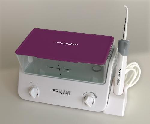PROPULSE, elektrický vyplachovač zevního zvukovodu, nožní spínač